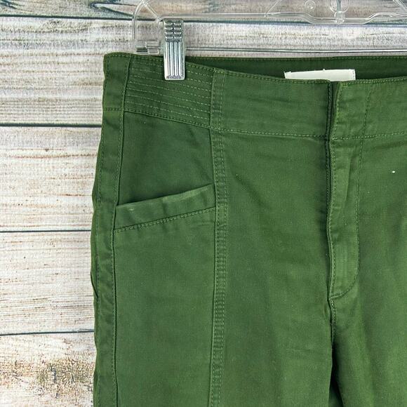 Anthropologie Kelly Green Cadet Moto Pants โ Edgy &โ Chic, Size 27 - Picture 3 of 8